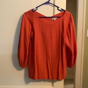 Burnt orange top